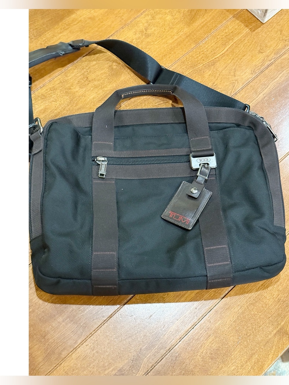 Black Ballistic Nylon Laptop Briefcase | Messenger Bag | Crossbody